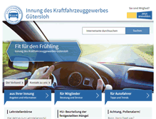Tablet Screenshot of cleverfahren-guetersloh.de